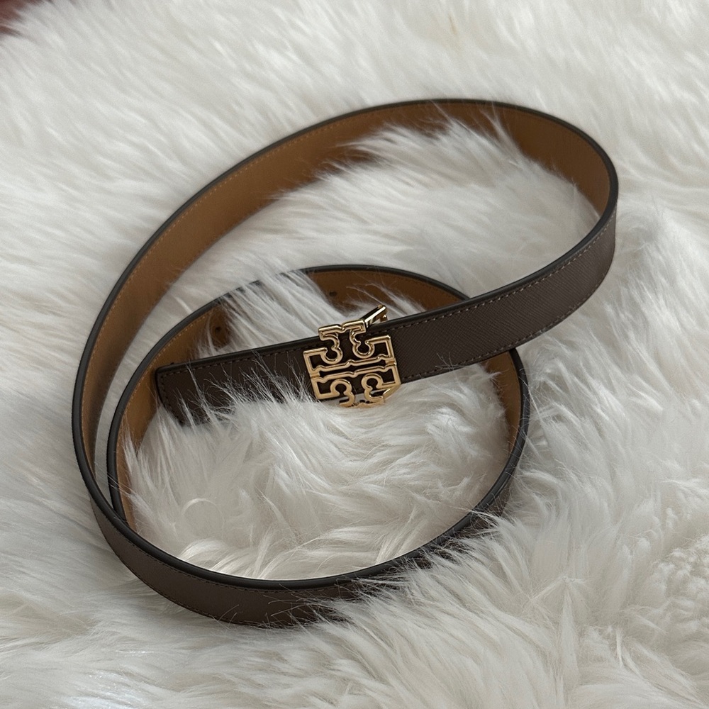 Tory Burch Reversible Logo Belt